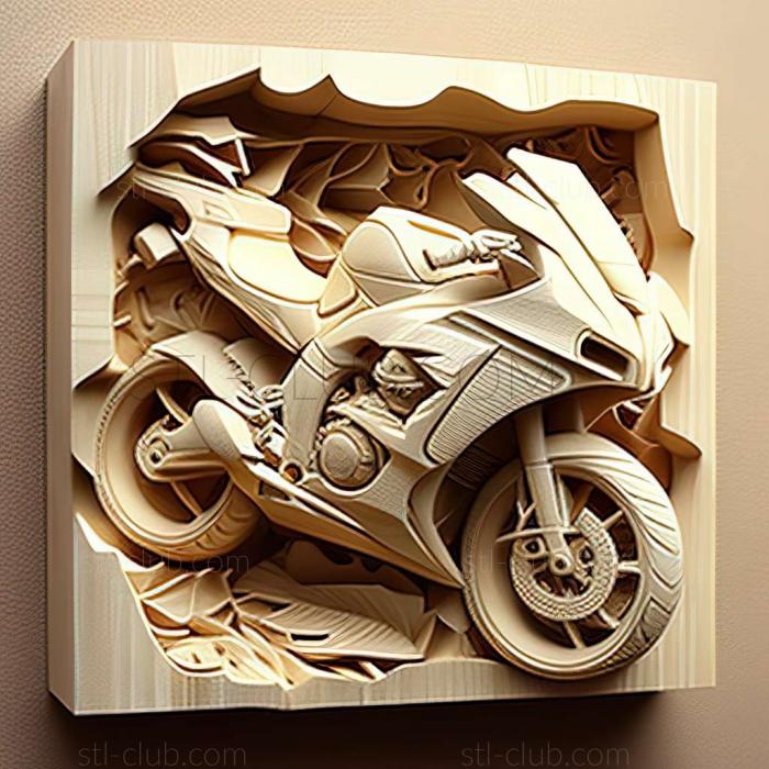 3D модель Kawasaki KLE (STL)